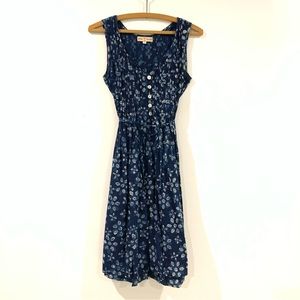 100% Cotton Indigo Batik Dress